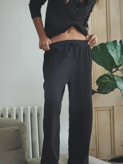 Sportkleding|The Set 2 Pack Ribbed Jersey Wide Leg Trouser