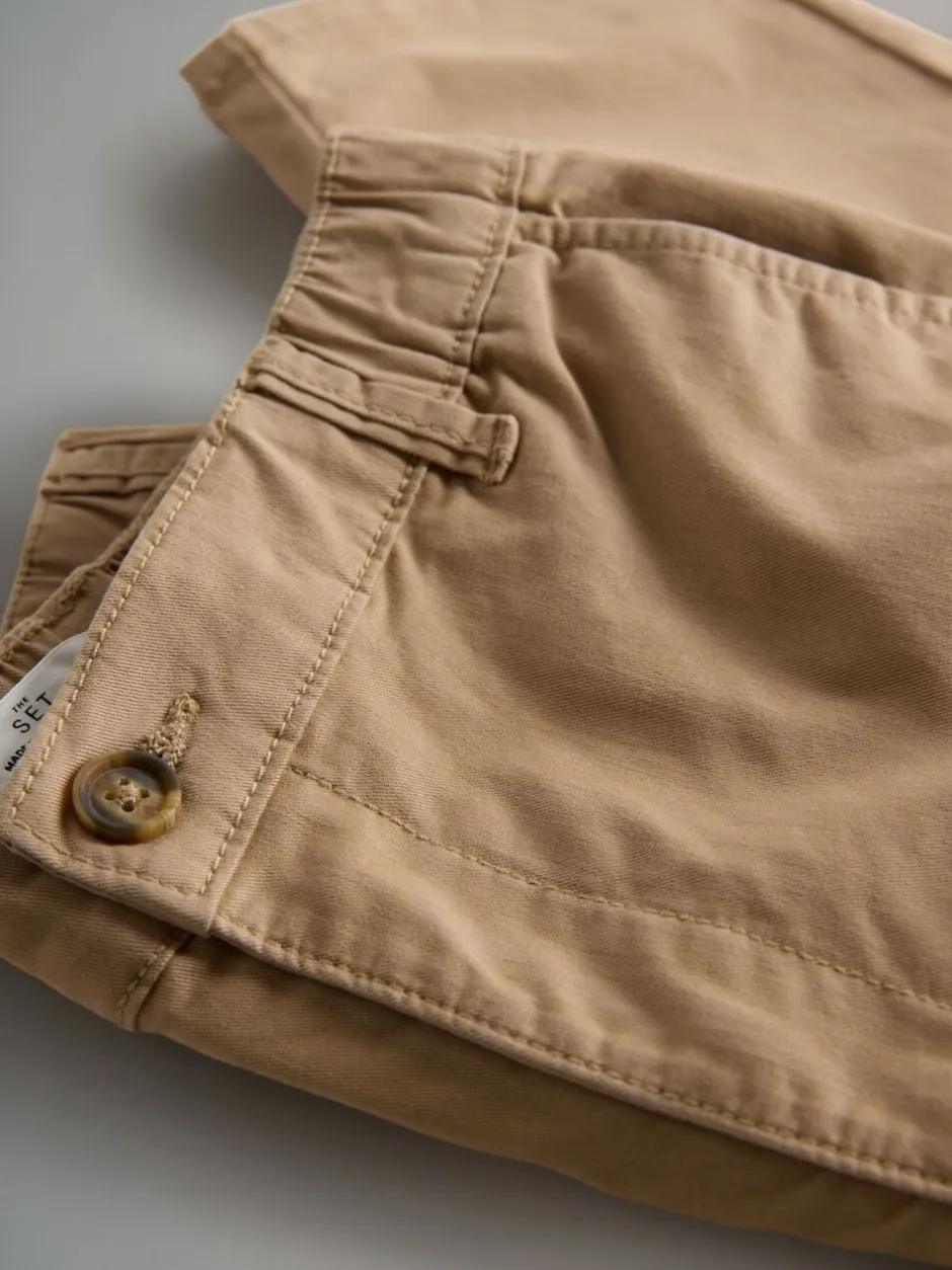 Broeken En Chino's|The Set 3 Pack Slim Leg Chino Trousers