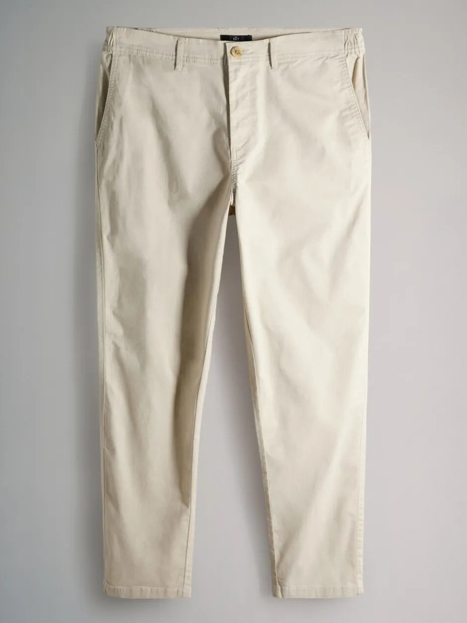 Broeken En Chino's|The Set 3 Pack Slim Leg Chino Trousers