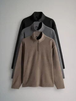 Sweaters En Hoody´S|Sweaters En Hoody´S*The Set 3 Pack Zip Neck Micro Fleece
