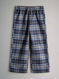 Pyjama's*The Set Long Sleeve Cotton Jersey T-Shirt and Woven Bottom Pyjamas Set