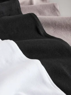 Tops En T-Shirts*The Set verpakking van 3 geribbelde T-shirts met korte mouwen en V-hals