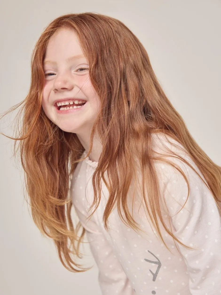 Nachtponnen|The White Company - Roze Jingles nachthemd met stippen