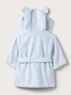 Kamerjassen*The White Company Blue Bear Baby 100% Cotton Robe