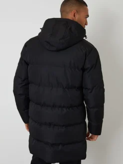 Jassen En Jacks|Threadbare Showerproof Longline Hooded Puffer Coat