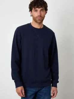 Sweaters En Hoody´S|Sweaters En Hoody´S|Threadbare Textured Crew Neck Sweatshirt