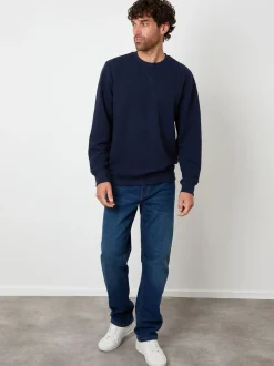 Sweaters En Hoody´S|Sweaters En Hoody´S|Threadbare Textured Crew Neck Sweatshirt