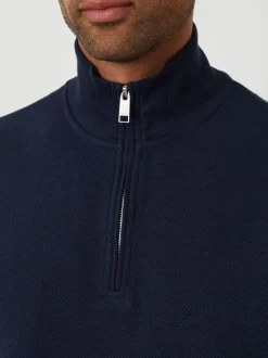 Sweaters En Hoody´S|Sweaters En Hoody´S|Threadbare Textured Quarter Zip Sweatshirt