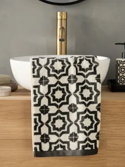 Handdoeken En Badmatten*Next Tile Geo 100% katoenen handdoeken