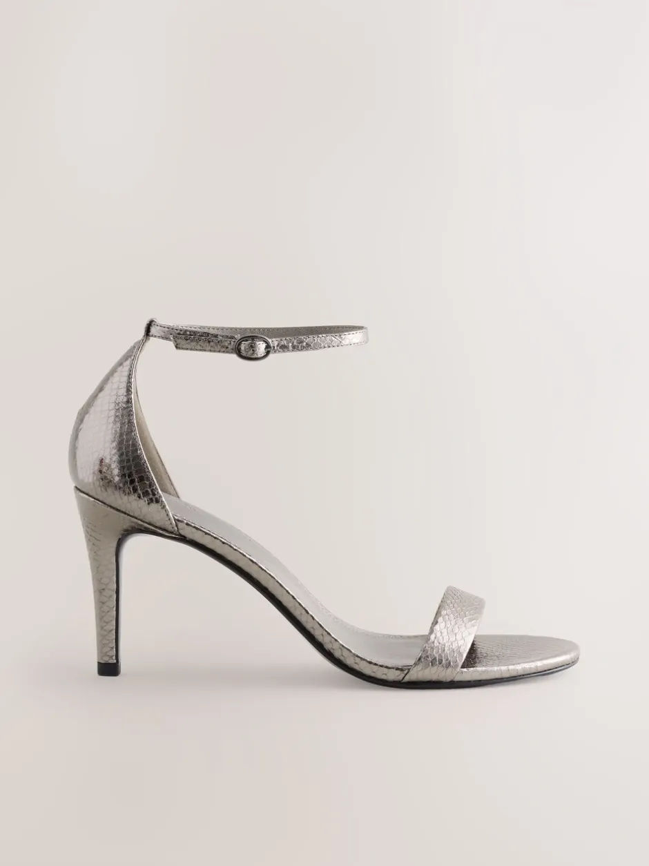 Schoenen Met Hakken*Next - Forever Comfort® Strappy Heeled Sandals Tin