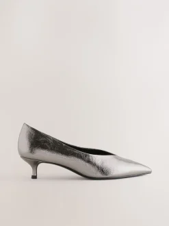 Schoenen Met Hakken|Next - Puntige lage naaldhakken schoenen Tin