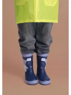 Laarzen|Toezone Boys Blue Shark Waterproof Wellies