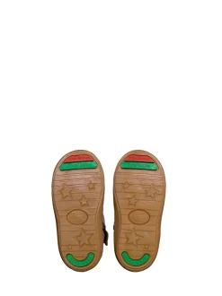 Boots|Toezone River Bruin suède leren Boots met kruisje en rits voor Jongens