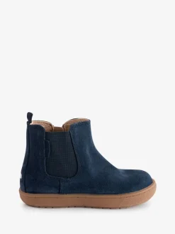 Boots*Toezone Sam suède leren Boots met elastische inzet en rits voor Jongens
