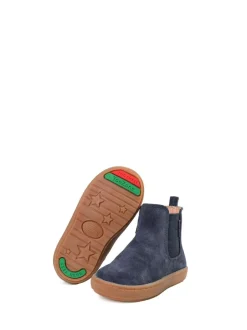 Boots*Toezone Sam suède leren Boots met elastische inzet en rits voor Jongens