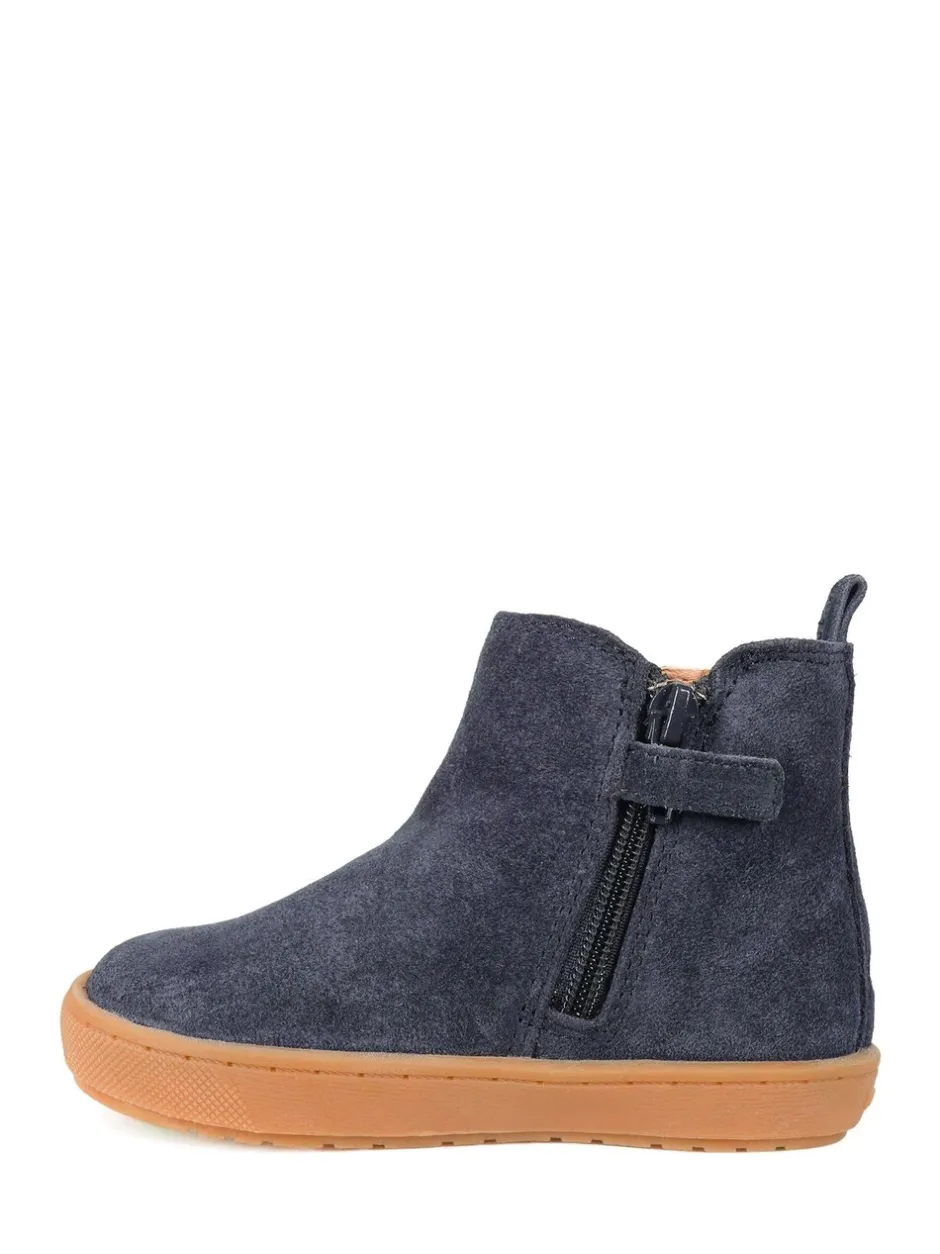 Boots*Toezone Sam suède leren Boots met elastische inzet en rits voor Jongens