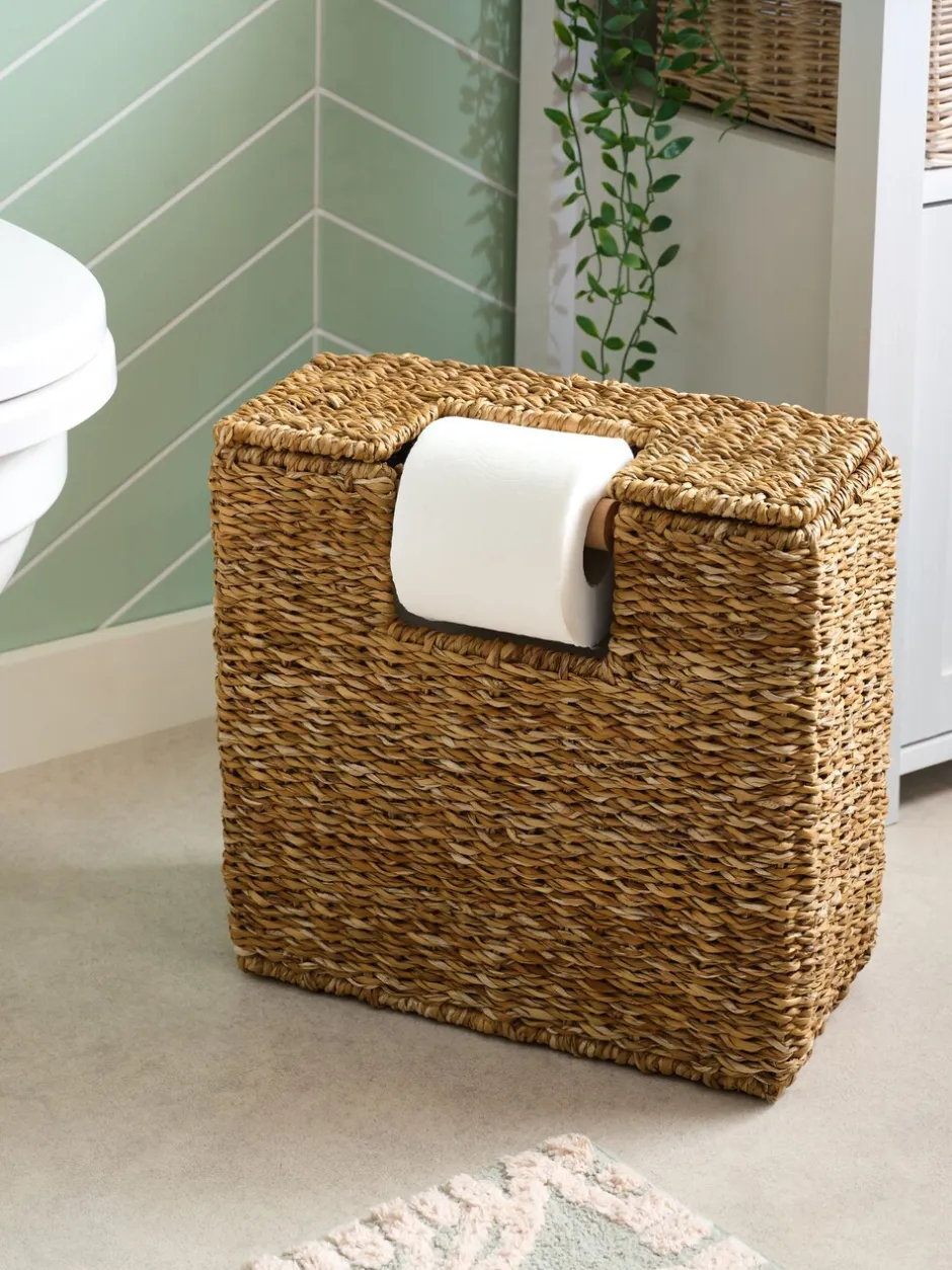 Badkameraccessoires|Next Toiletrolhouder en -opberger van zeegras
