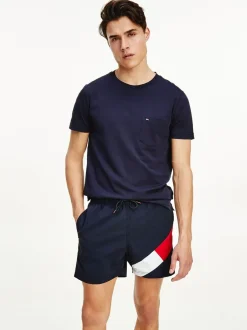 Badkleding*Tommy Hilfiger - Halflange zwemshort met trekkoord