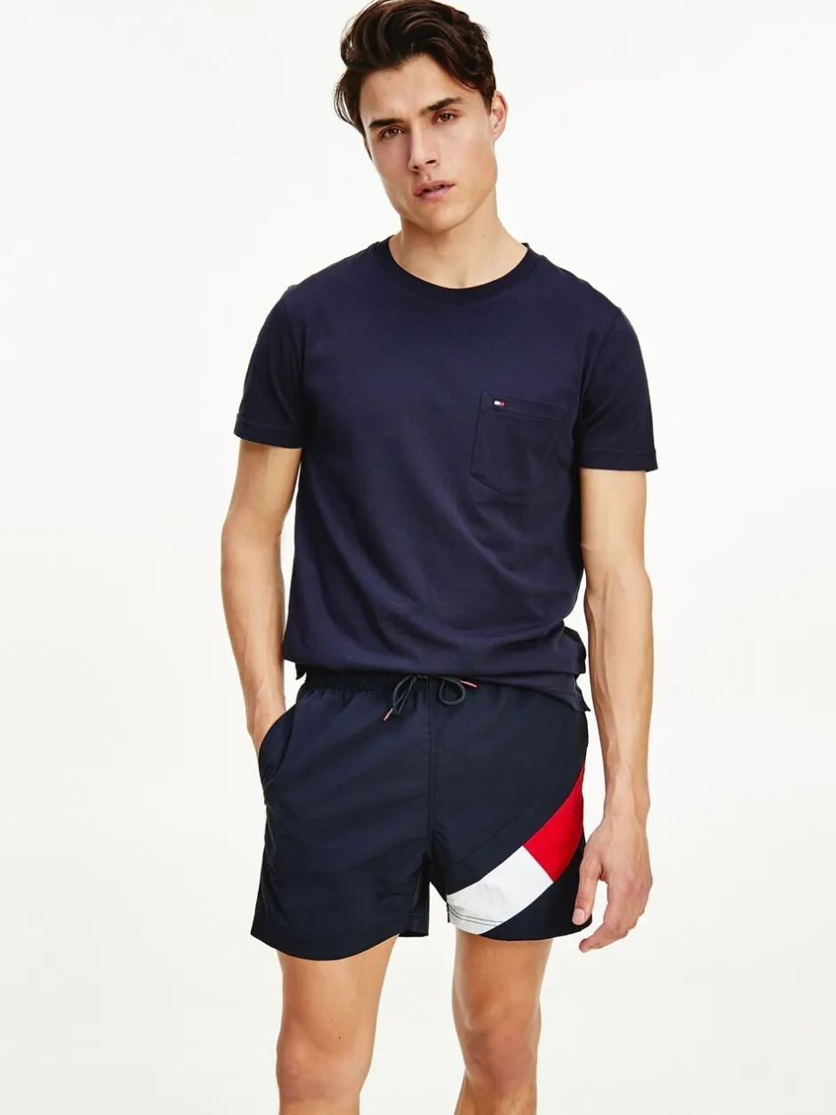 Badkleding*Tommy Hilfiger - Halflange zwemshort met trekkoord