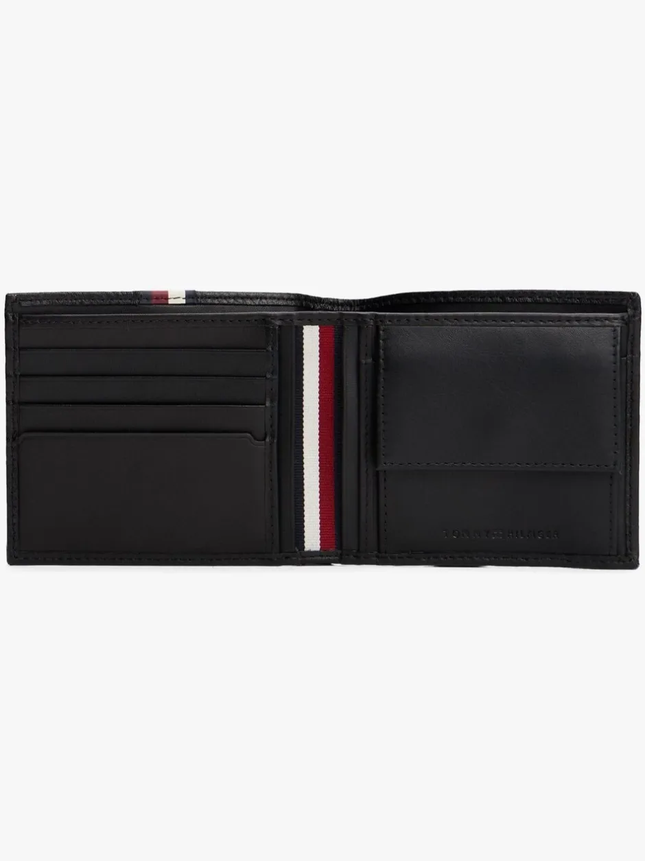 Portemonnees*Tommy Hilfiger Business Corporate Card and Coin Leather Wallet