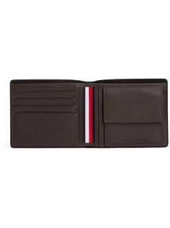 Portemonnees|Tommy Hilfiger Corporate Leather Card And Coin Wallet
