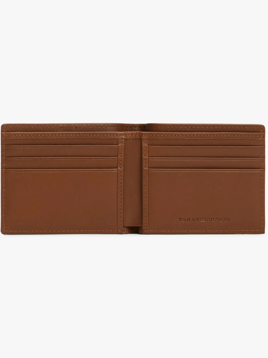 Portemonnees*Tommy Hilfiger Corporate Logo Leather Credit Card Wallet