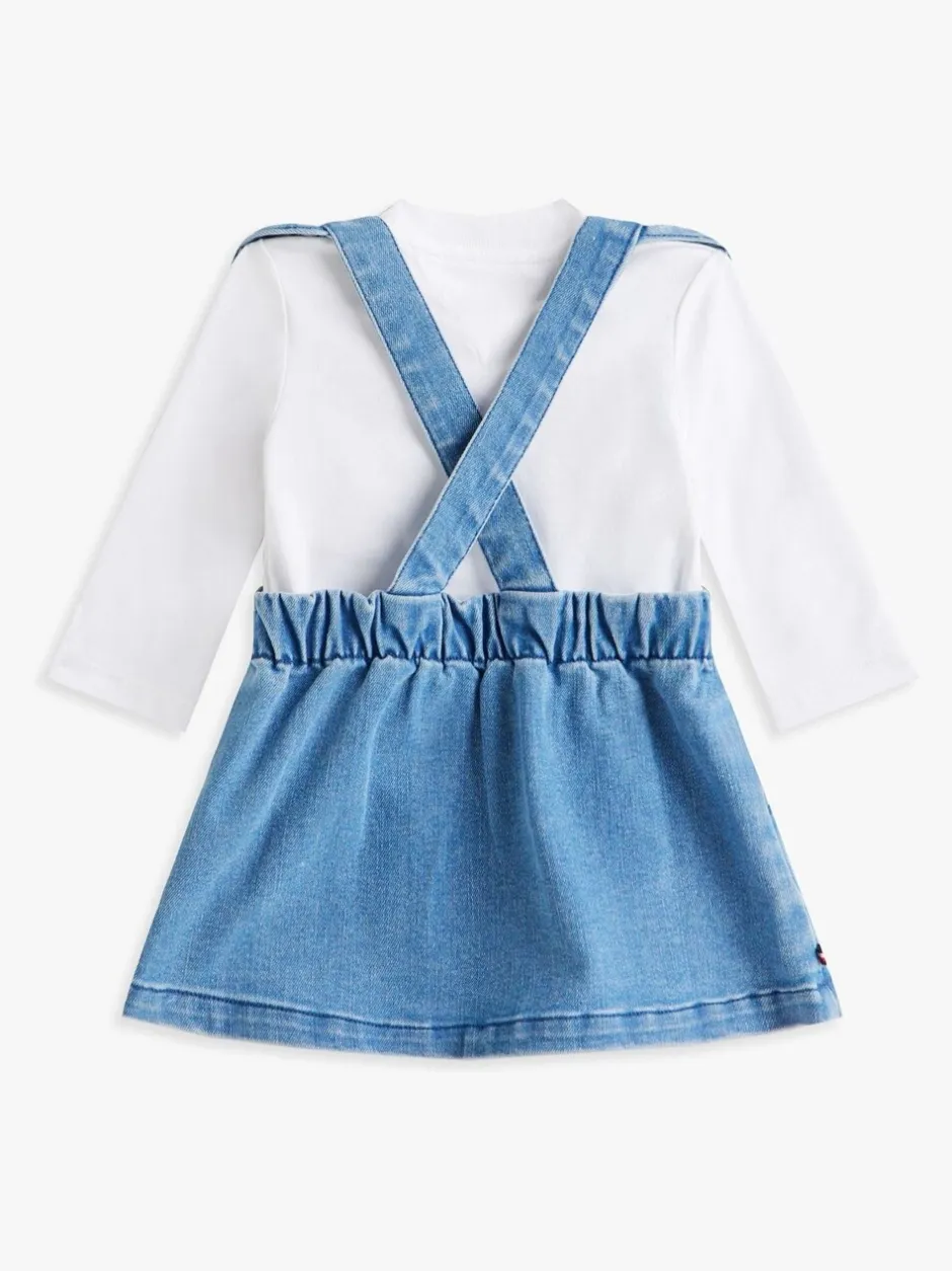 Rompertjes En Tuinbroeken|Tuinbroeken|Tommy Hilfiger denim tuinbroek