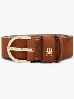Ceintuurs*Tommy Hilfiger Essential Rounded Buckle Leather Belt