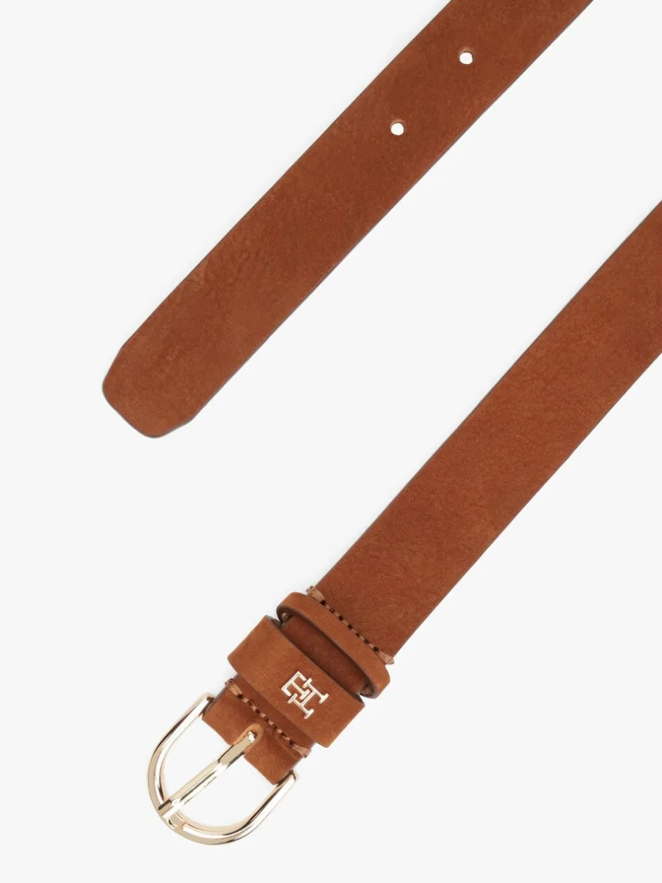 Ceintuurs*Tommy Hilfiger Essential Rounded Buckle Leather Belt