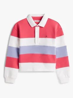 Overhemden En Blouses*Tommy Hilfiger Essential Colour-Blocked Long Sleeve Polo Shirt