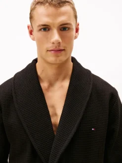 Kamerjassen En Badjassen*Tommy Hilfiger Essential Waffle Knit Robe