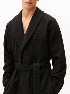 Kamerjassen En Badjassen*Tommy Hilfiger Essential Waffle Knit Robe