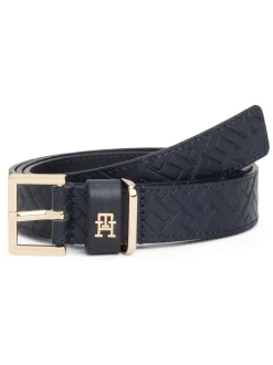 Ceintuurs|Tommy Hilfiger Leather Embossed Logo Belt