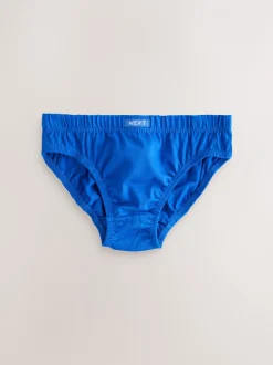Ondergoed|Next - 100% katoenen slip verpakking van 10 (1,5 - 16 jr) Tonaal blauw