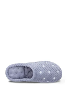 Pantoffels*Totes Isotone Popcorn Terry pantoffelmuiltjes voor dames