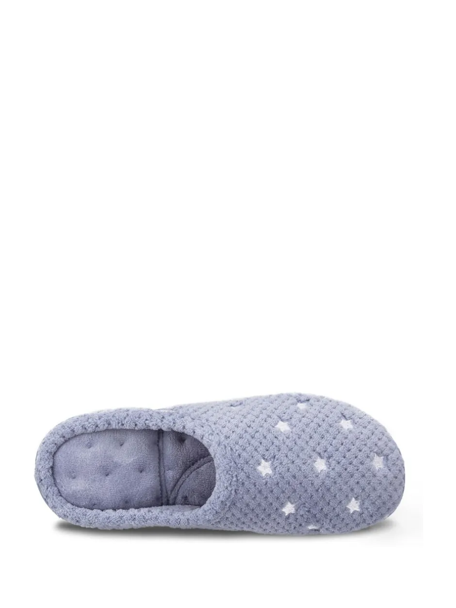 Pantoffels*Totes Isotone Popcorn Terry pantoffelmuiltjes voor dames