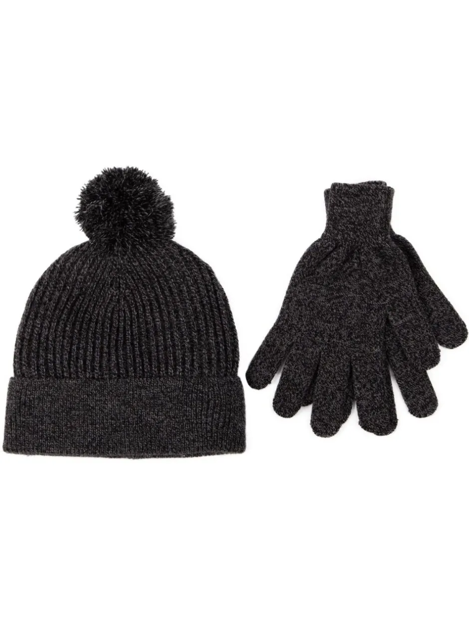 Mutsen, Sjaals En Handschoenen*Totes set van wintermuts en handschoenen voor heren