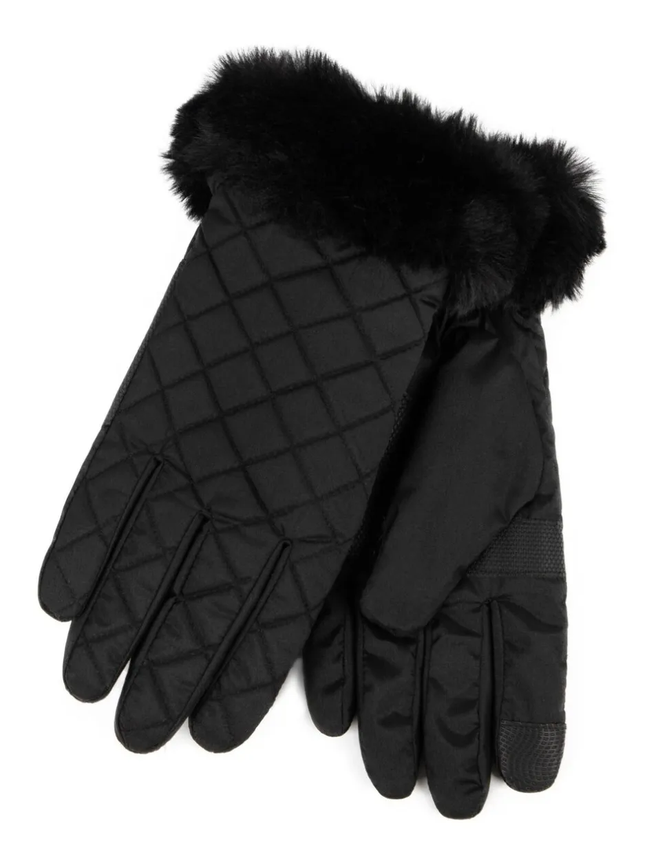 Mutsen, Handschoenen En Sjaals*Totes SmarTouch Water Repellent Padded Gloves With Fur Cuff