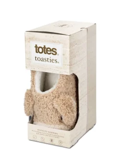 Pantoffels|Totes Toasties Ladies Novelty Dog Full Back Slippers