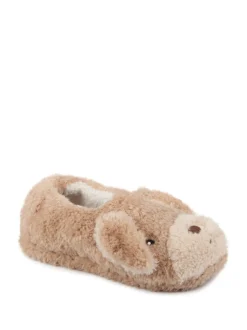 Pantoffels|Totes Toasties Ladies Novelty Dog Full Back Slippers