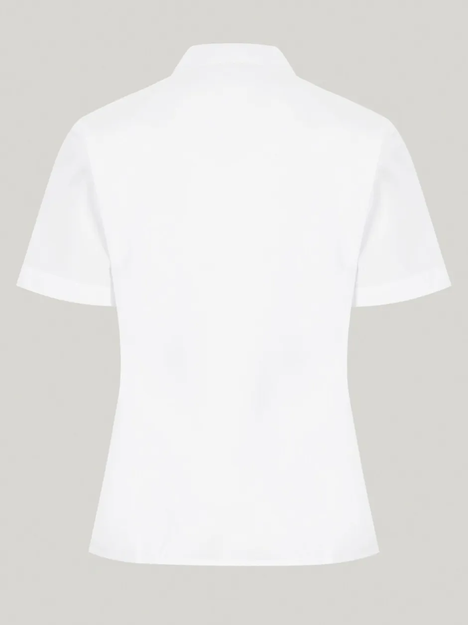 Overhemden En Blouses*Trutex White Cuban Collar Regular Fit Short Sleeve 2 Pack School Shirts
