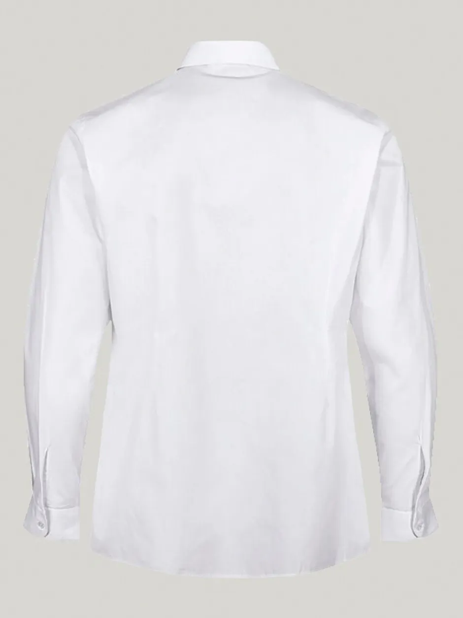 Overhemden En Blouses*Trutex White Slim Fit Long Sleeve 3 Pack School Shirts
