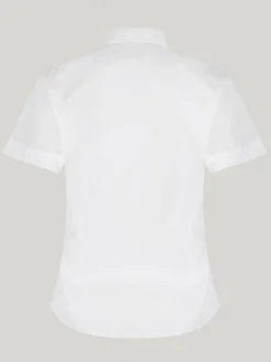 Overhemden En Blouses*Trutex Witte Slim Fit Korte Mouwen 2 Pack School Overhemden
