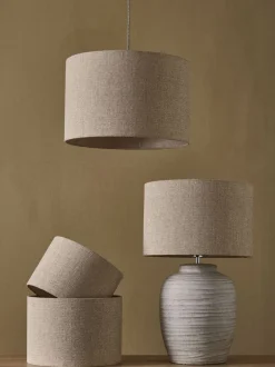 Lampenkappen|Verlichting*Next Tweed-achtige effen eenvoudig passende plafondlampenkap