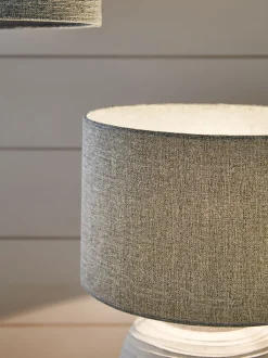 Lampenkappen|Verlichting|Next Tweed-achtige effen eenvoudig passende plafondlampenkap