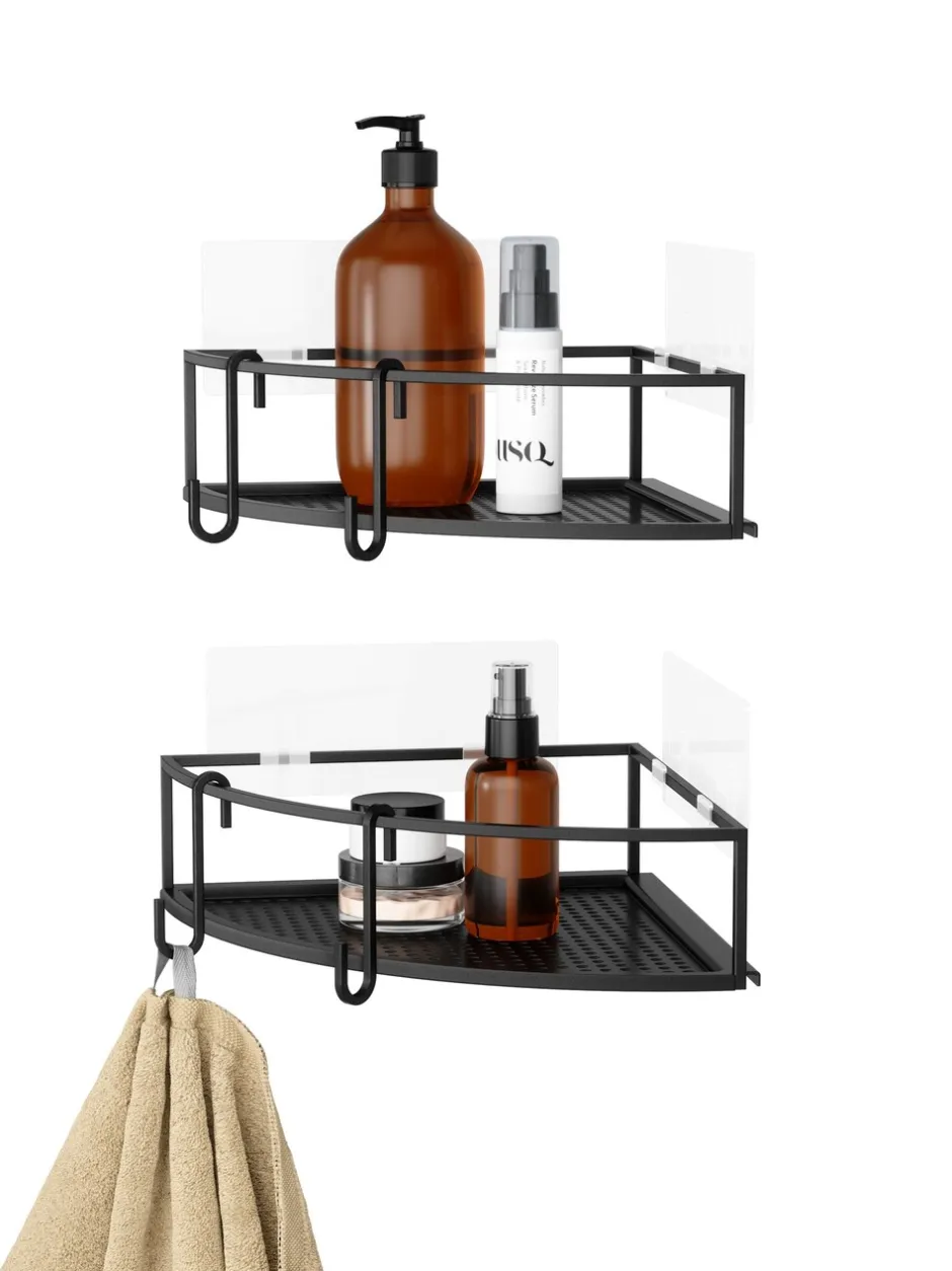 Badkameraccessoires*Umbra - Cubiko doucherek voor in de hoek Zwart