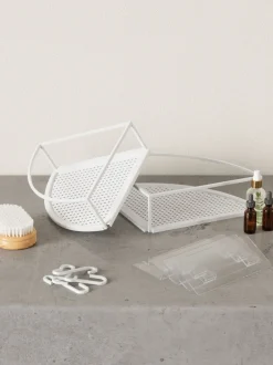 Badkameraccessoires*Umbra - Cubiko doucherek voor in de hoek Wit