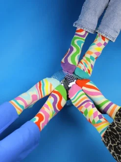 Sokken En Panty's*United Odd Socks Stay Groovy Socks 3 pack