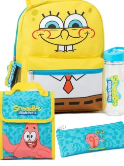 Tassen*Vanilla Underground - 4-delige spongebob squarepants unisex kinderrugzakset