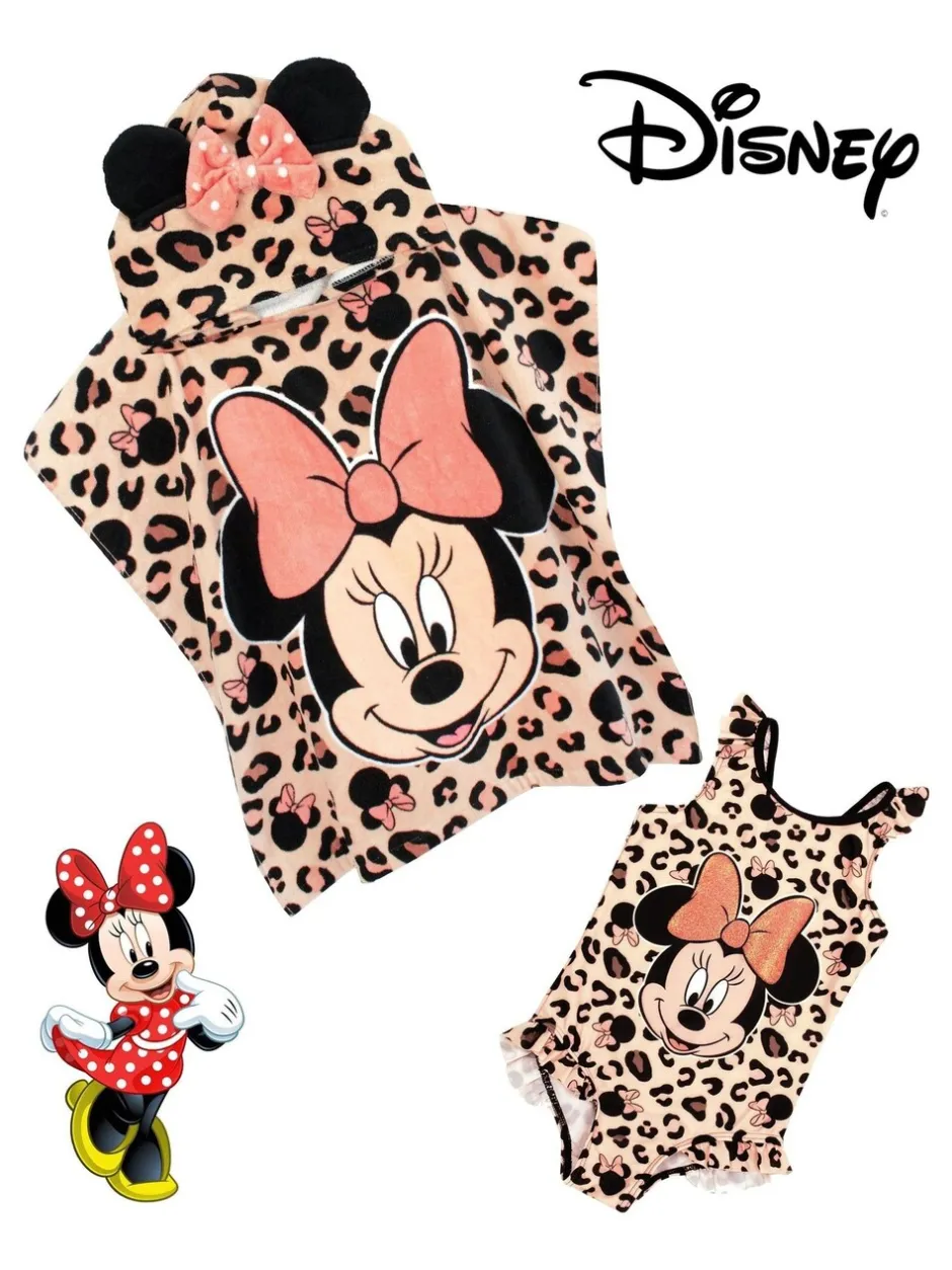 Badkleding|Badkleding|Vanilla Underground badpak en ponchoset met Minnie Mouse-personage